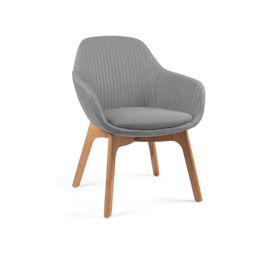 Sillon Fabrizia pata madera