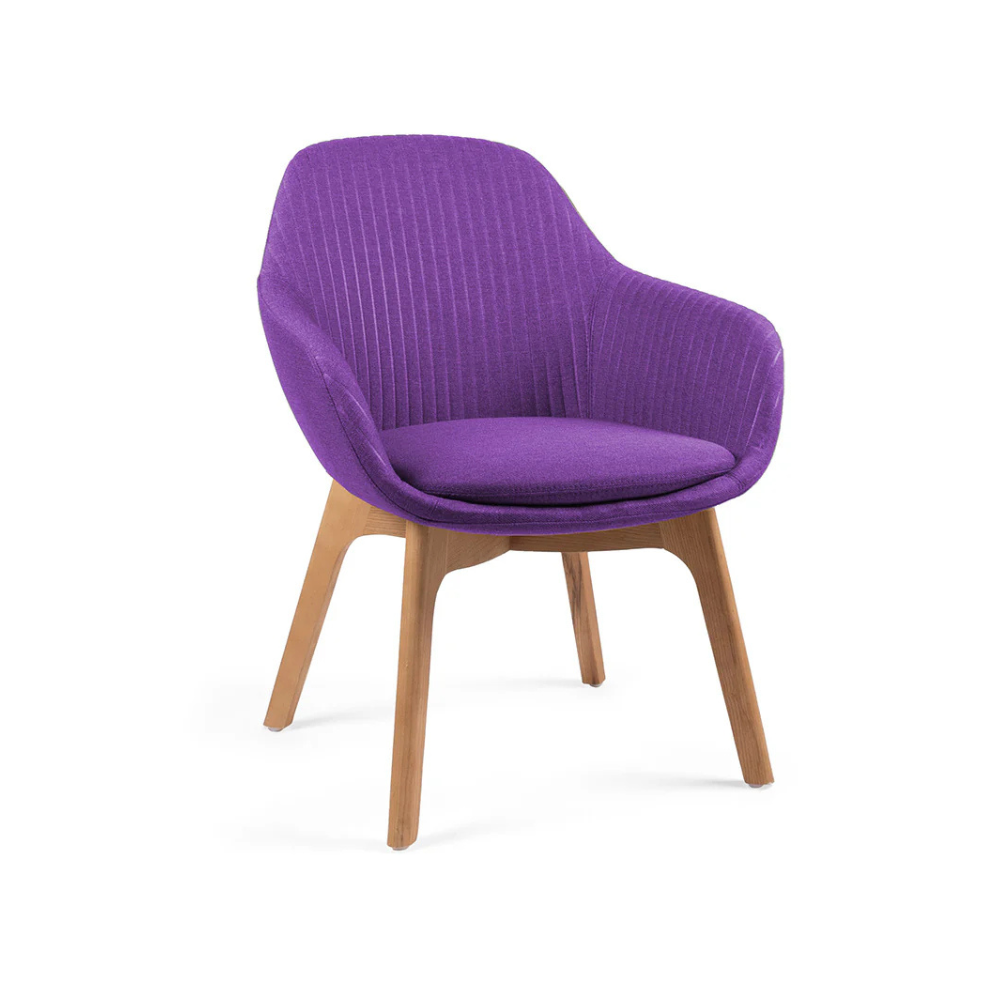 Sillon Fabrizia pata madera