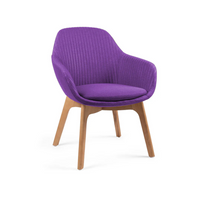 Sillon Fabrizia pata madera
