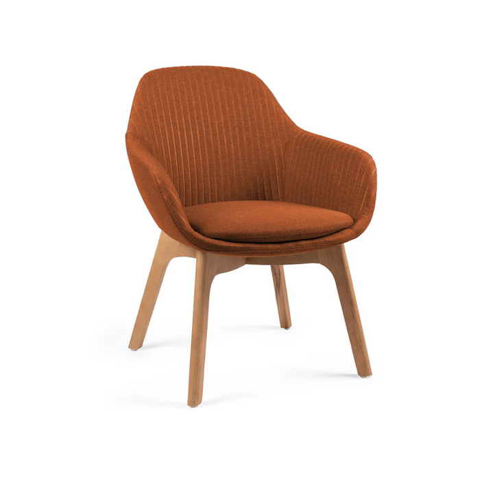 Sillon Fabrizia pata madera