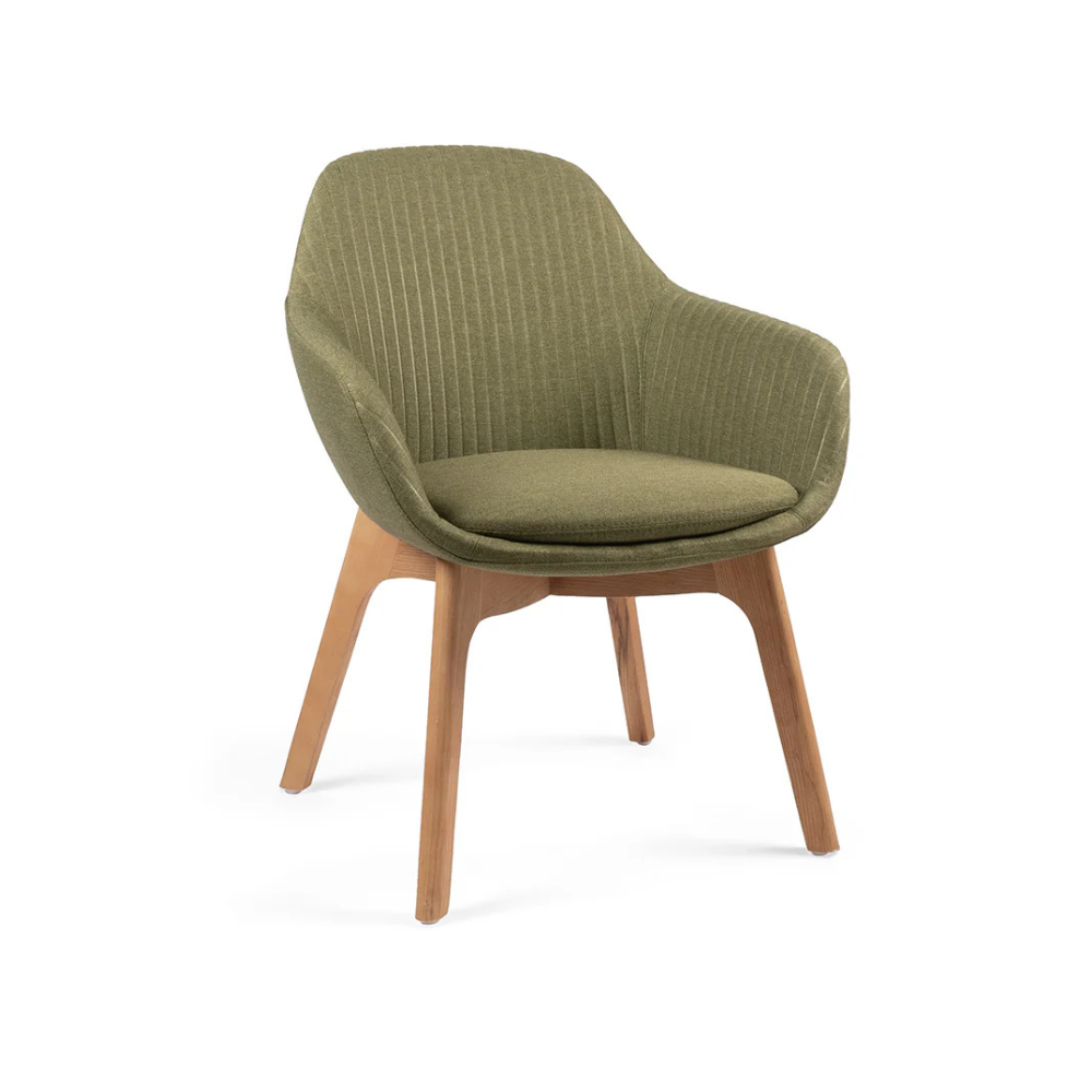 Sillon Fabrizia pata madera