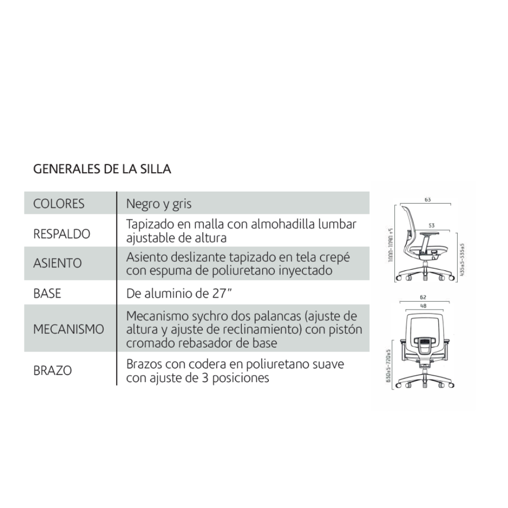 Sillón Claro con Ejecutivo