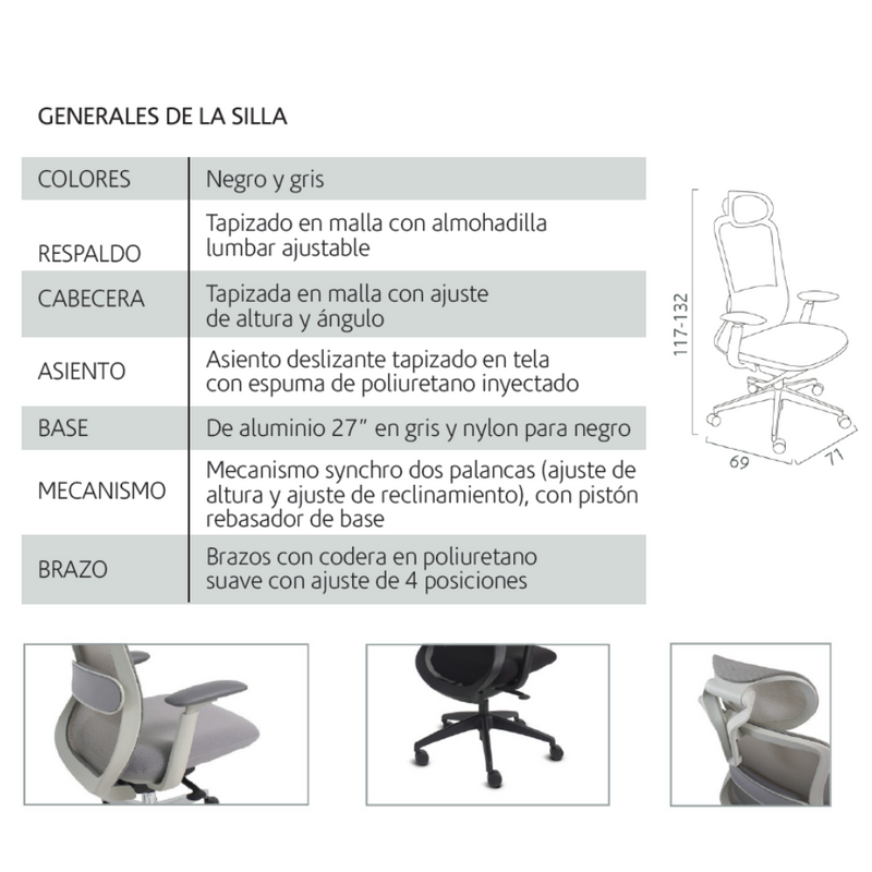Sillón Xorex Cabecera