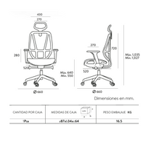 Sillón ejecutivo Glove
