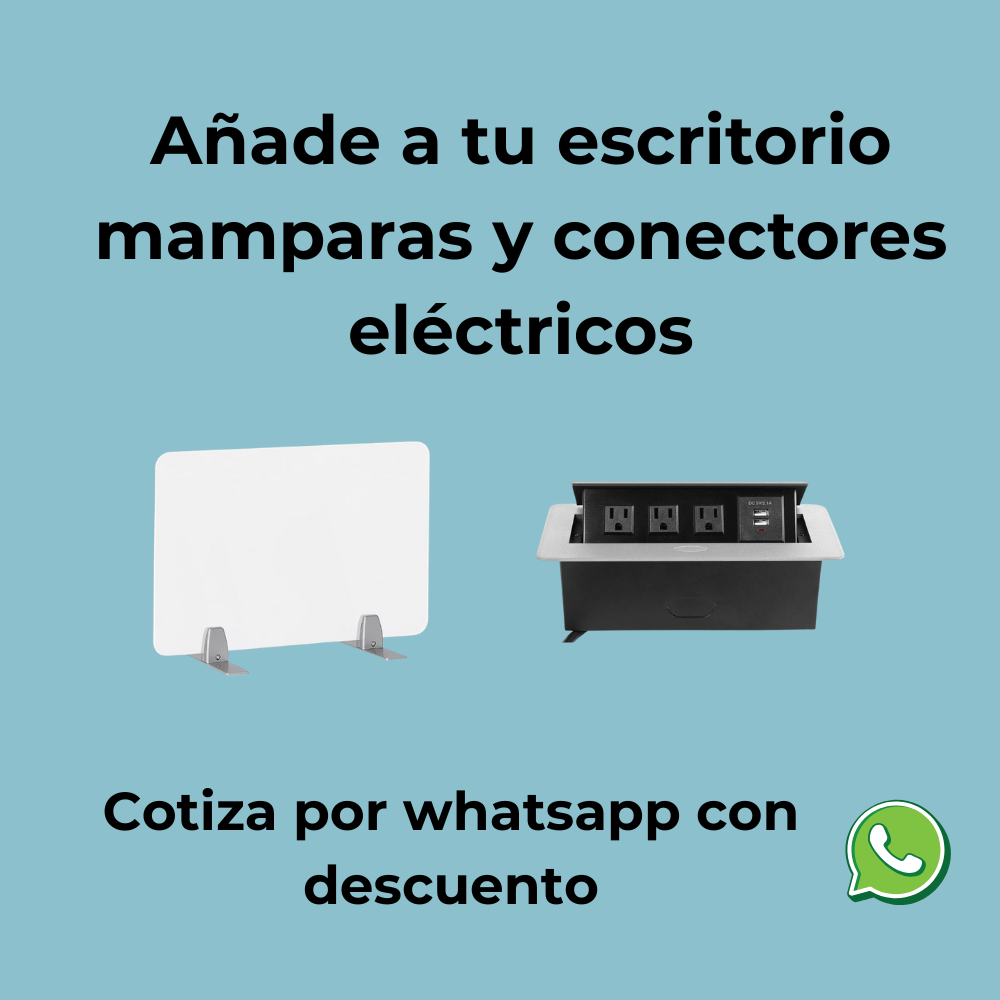 Escritorio Melamina con base metálica 150x60 Luzia