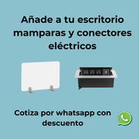 Escritorio Melamina con base metálica 150x60 Luzia