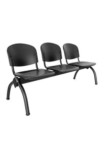 Banca de espera polipropileno 2, 3 y 4 plazas