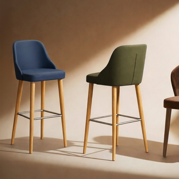 Banco Mora Madera de Haya Natural o Nogal Tapizada