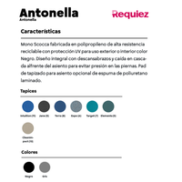Silla Antonella Mono Scocca