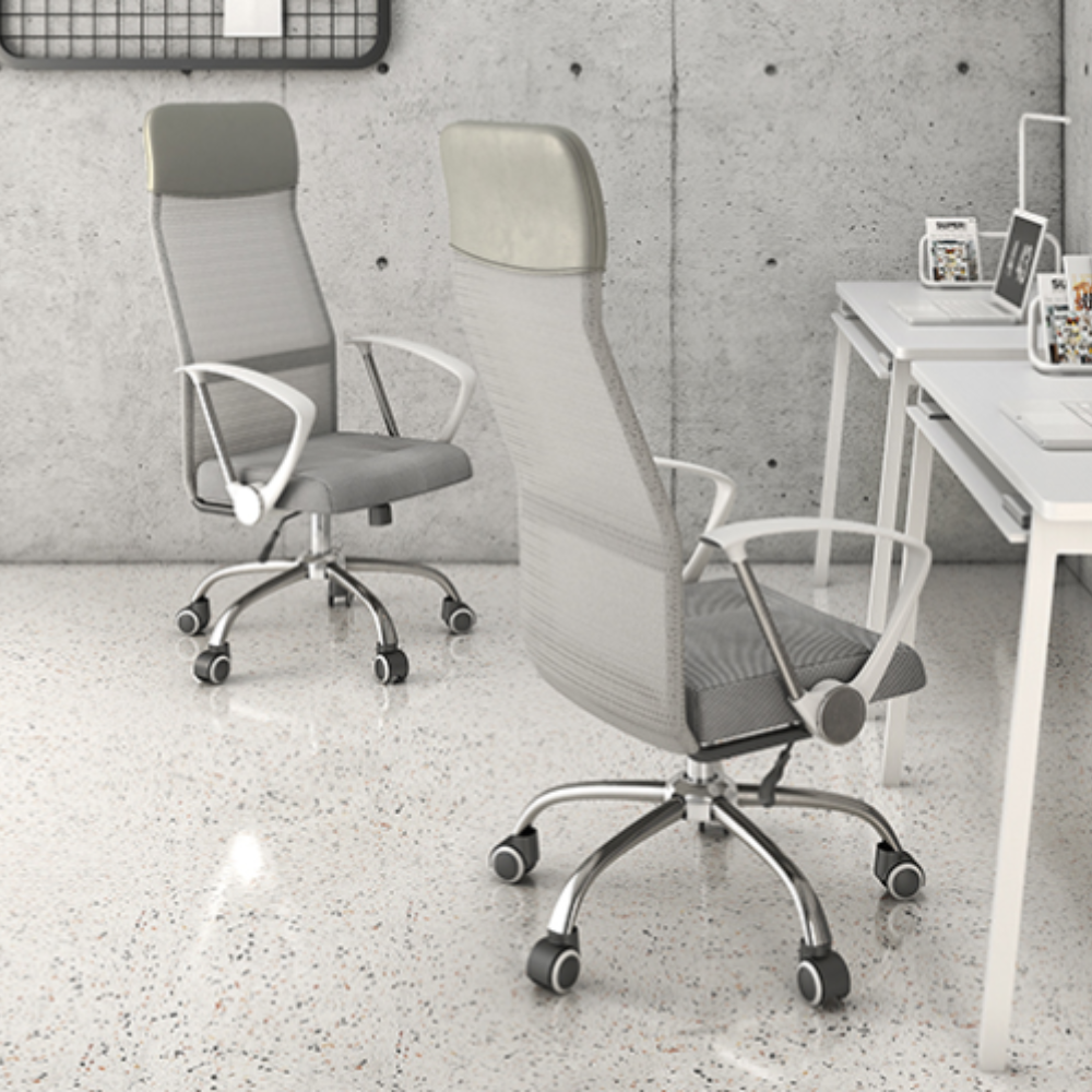 Silla Operativa Econo malla Blanco