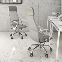 Silla Operativa Econo malla Blanco