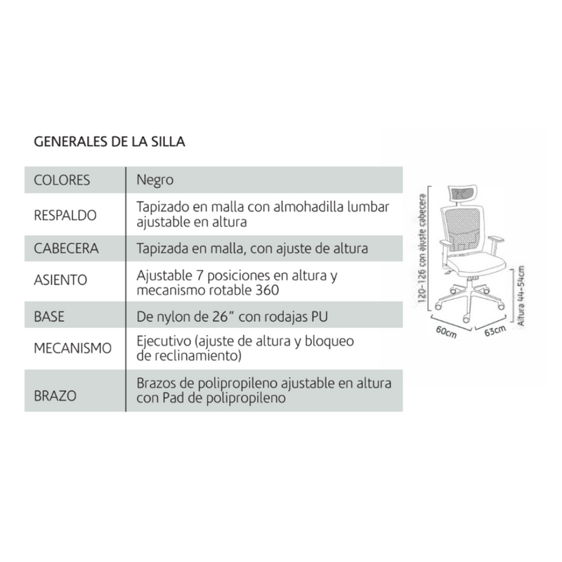 Sillón Delta Cabecera