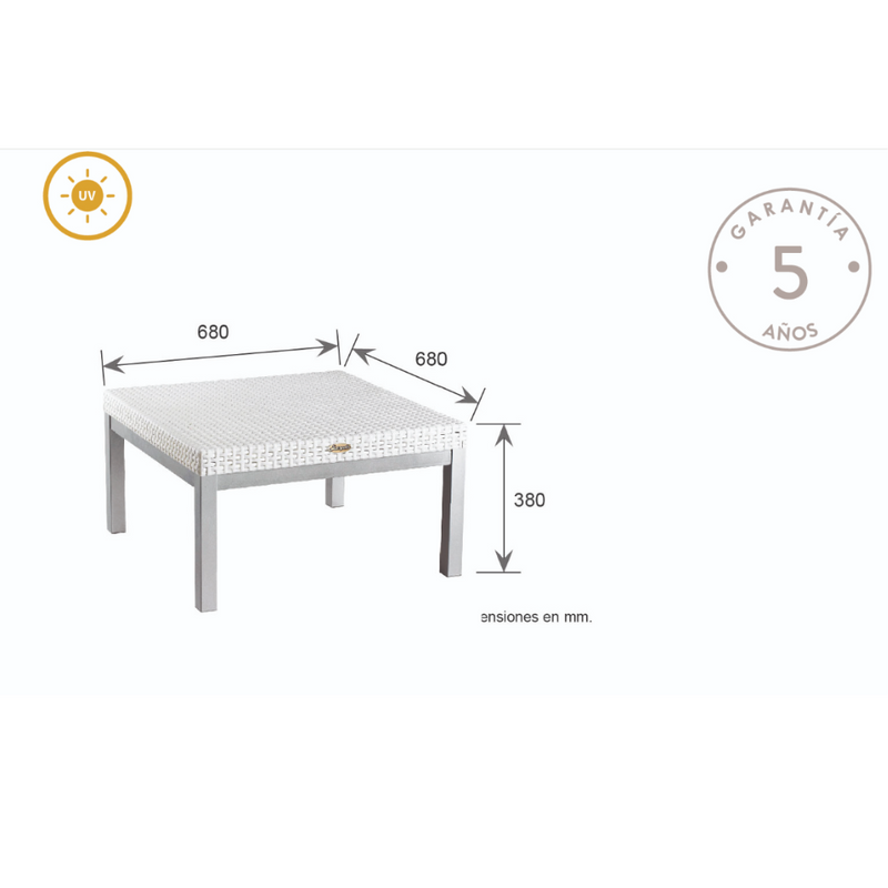 Mesa Russ C para exterior