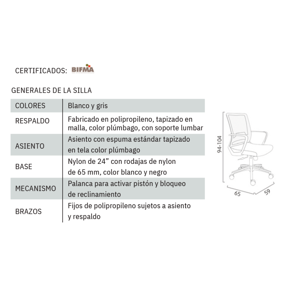 Sillón Cedro