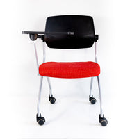 Silla training con Paleta, Respaldo Negro en Polipropileno con Reclinamiento