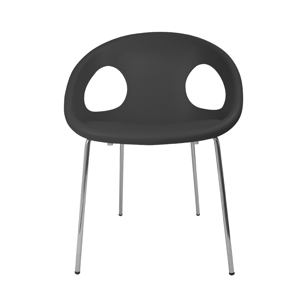 Silla Drop 4 Patas cromadas
