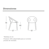 Silla Drop Natural