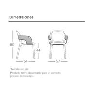 Silla Hug brazos