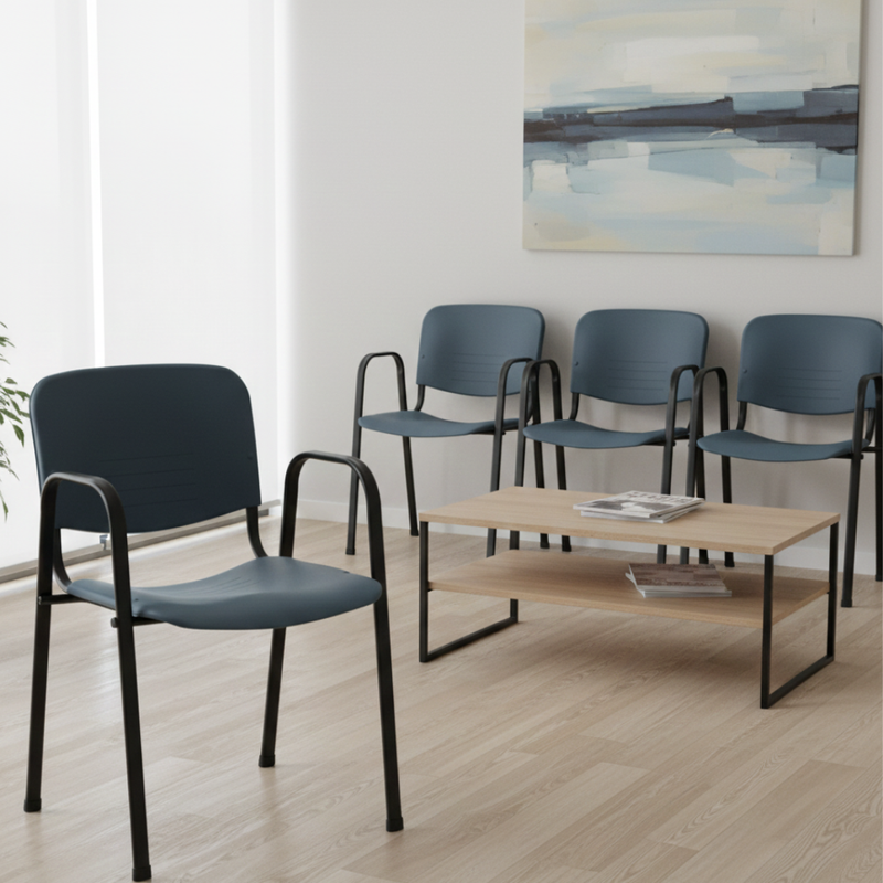 Silla ISO Plastic con brazos