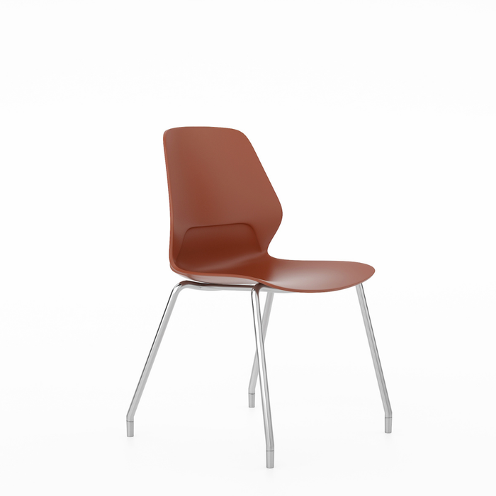 Silla Jimmy pata cromada