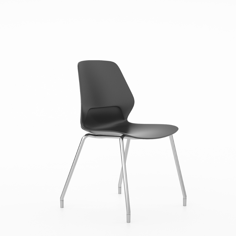 Silla Jimmy pata cromada