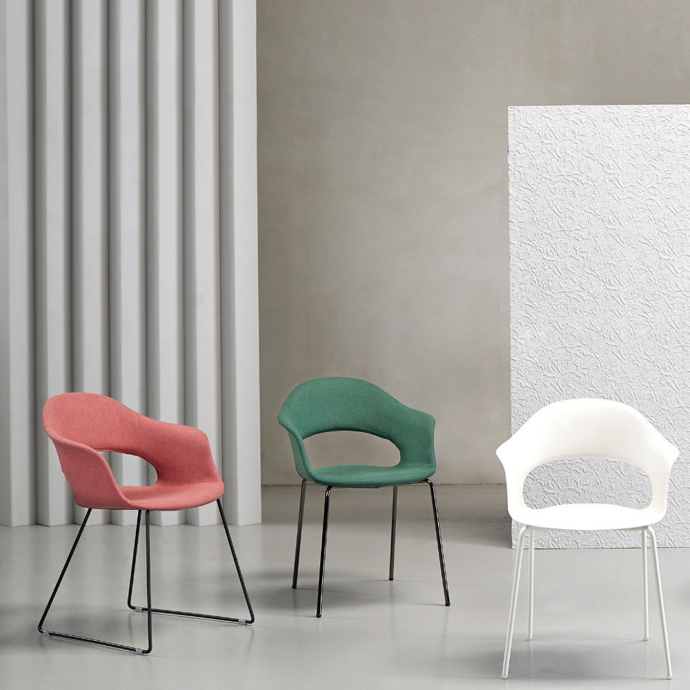Silla Lady B Tecnopolímero Trineo