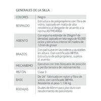 Silla Leon Ejecutiva Cabecera