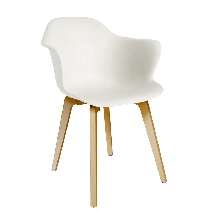 Silla Penguin pata madera set de 4