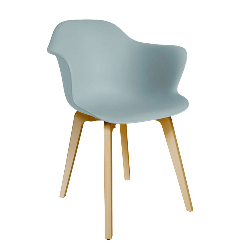Silla Penguin pata madera set de 4
