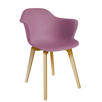 Silla Penguin pata madera set de 4