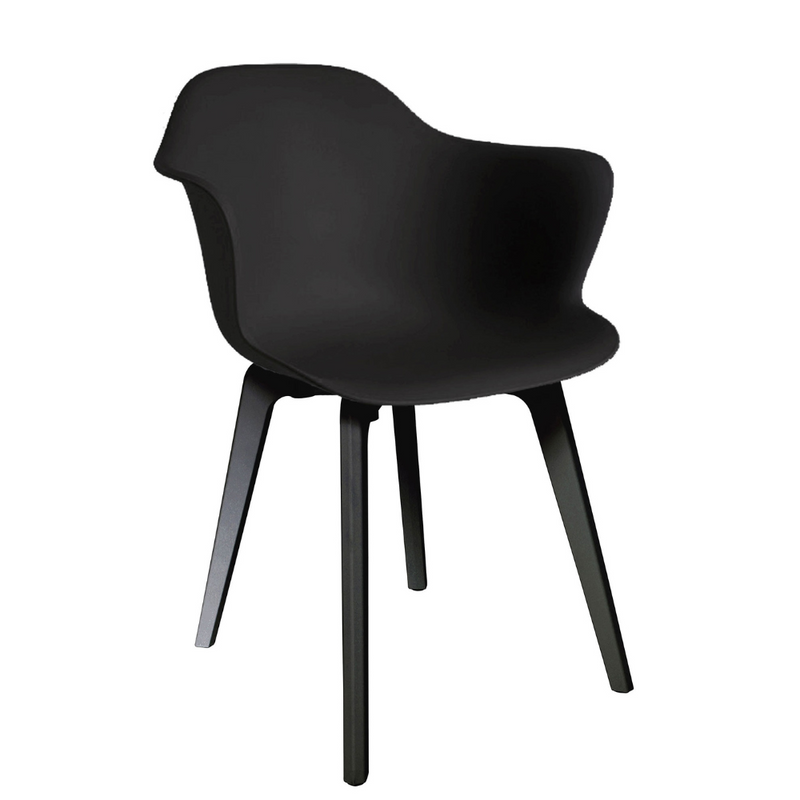 Silla Penguin pata madera set de 4