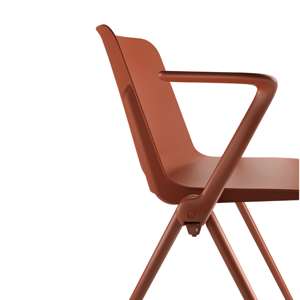 Silla Plus apilable con brazos