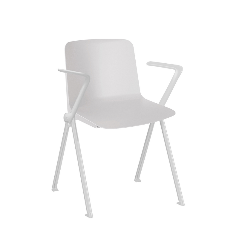 Silla Plus apilable con brazos