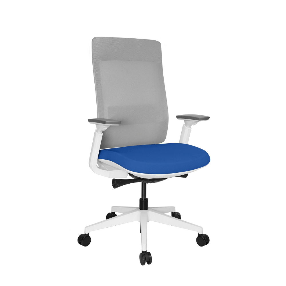 Silla Quo Ejecutiva Blanca tapizable en varios colores