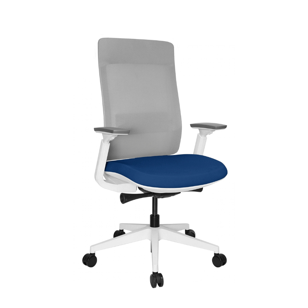 Silla Quo Ejecutiva Blanca tapizable en varios colores