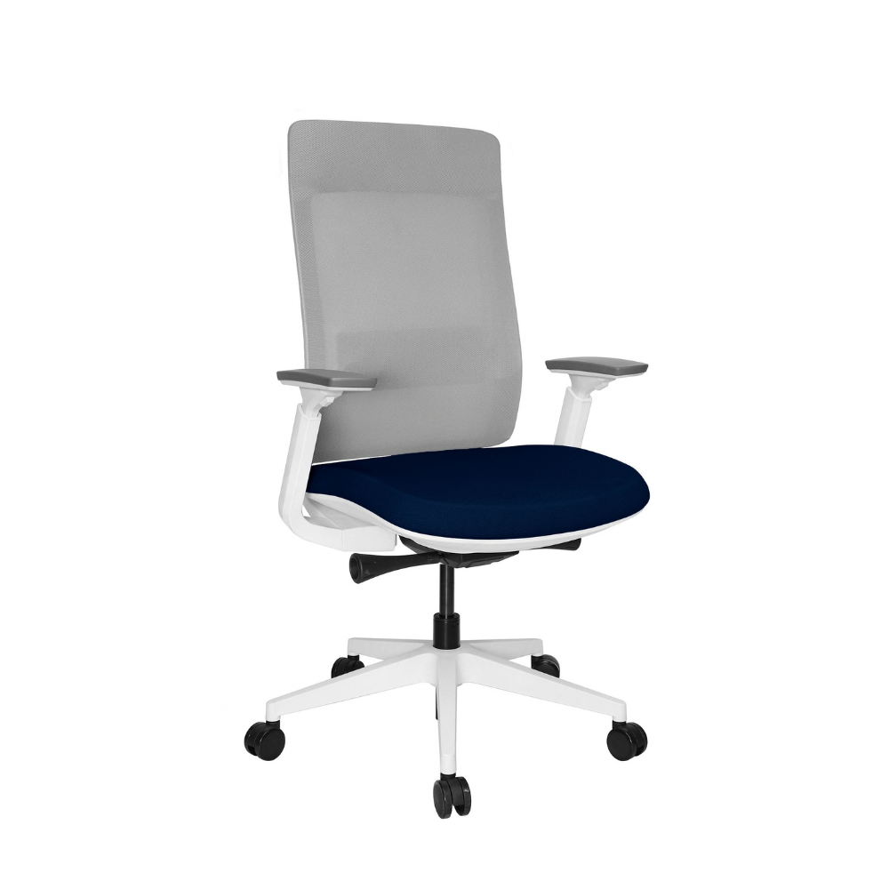 Silla Quo Ejecutiva Blanca tapizable en varios colores