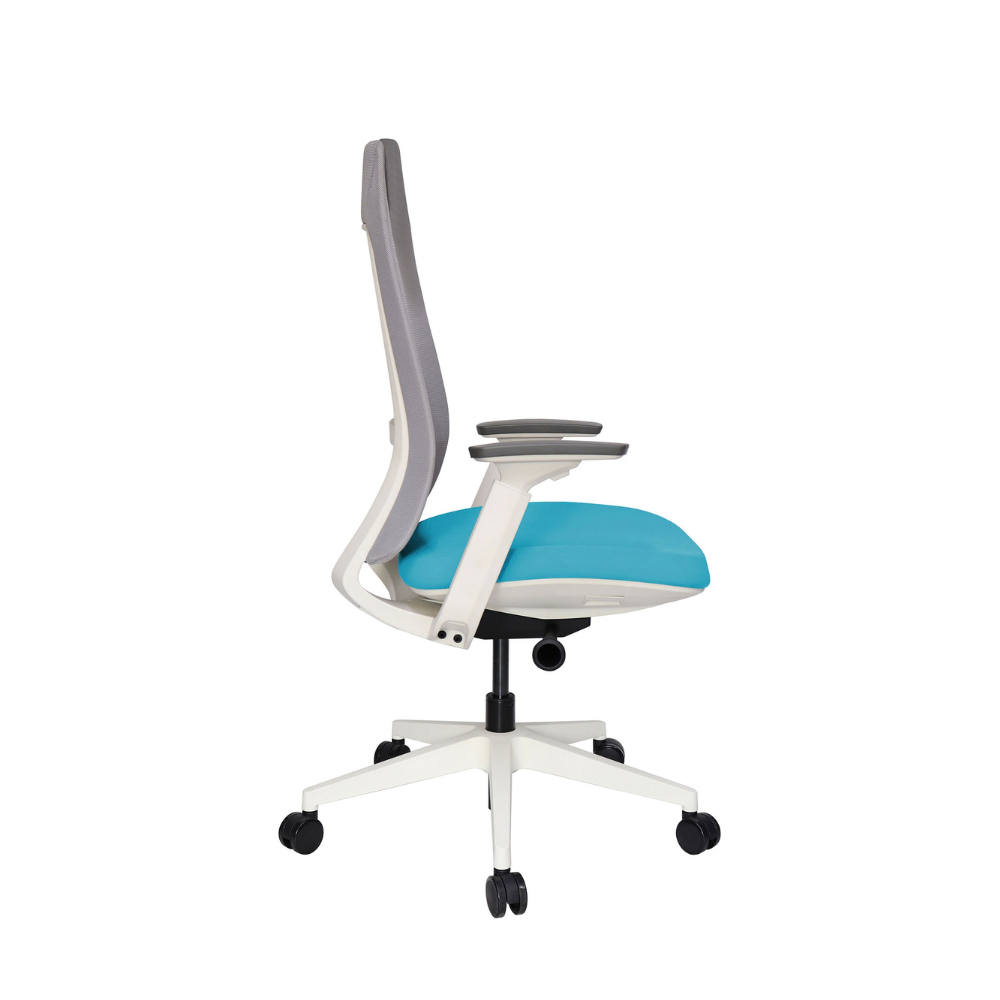 Silla Quo Ejecutiva Blanca tapizable en varios colores