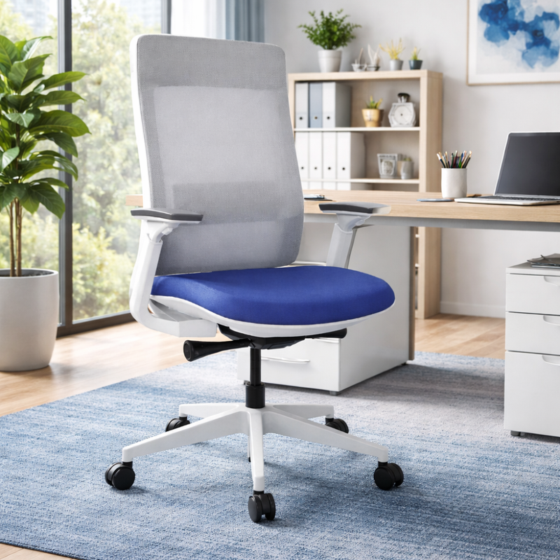 Silla Quo Ejecutiva Blanca tapizable en varios colores