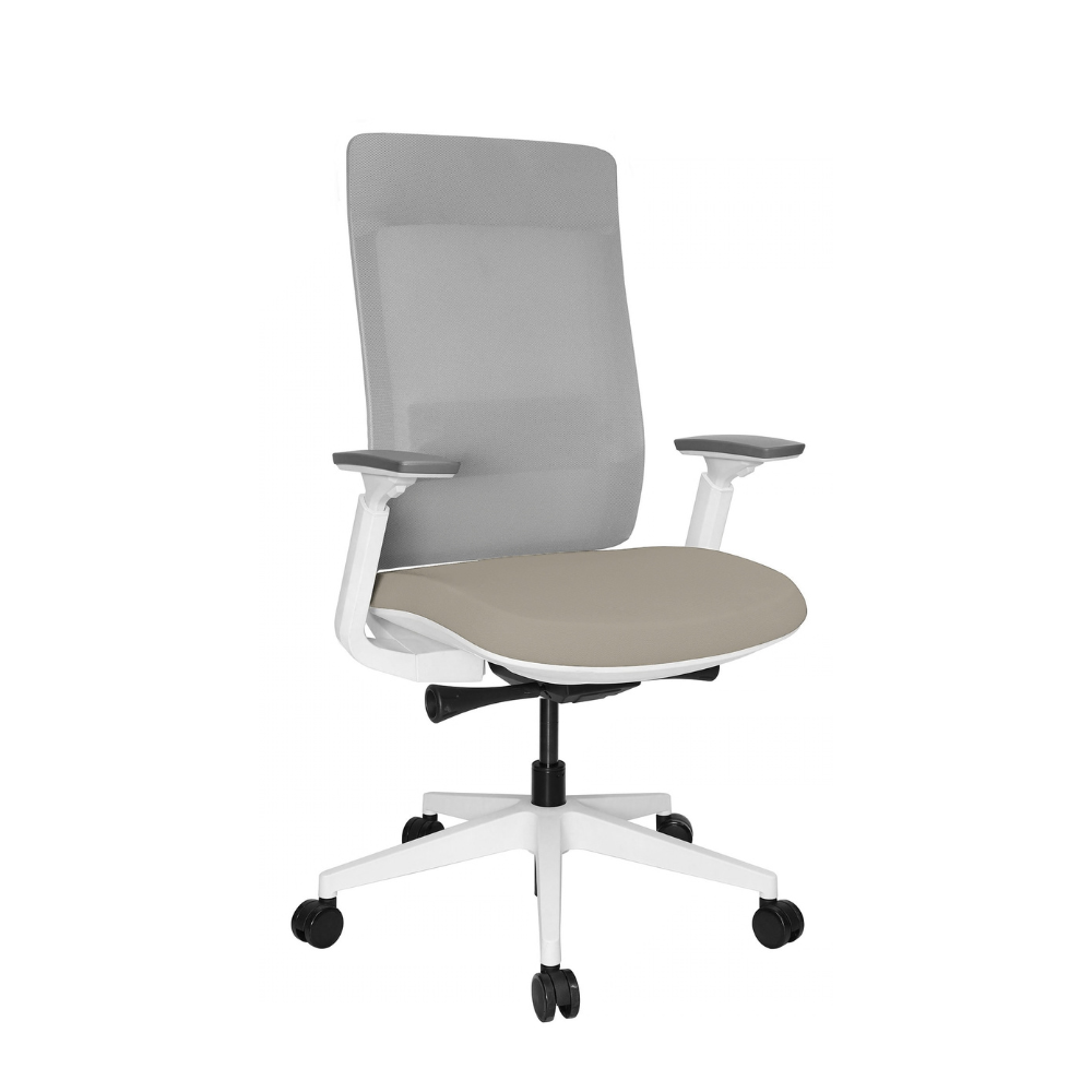 Silla Quo Ejecutiva Blanca tapizable en varios colores