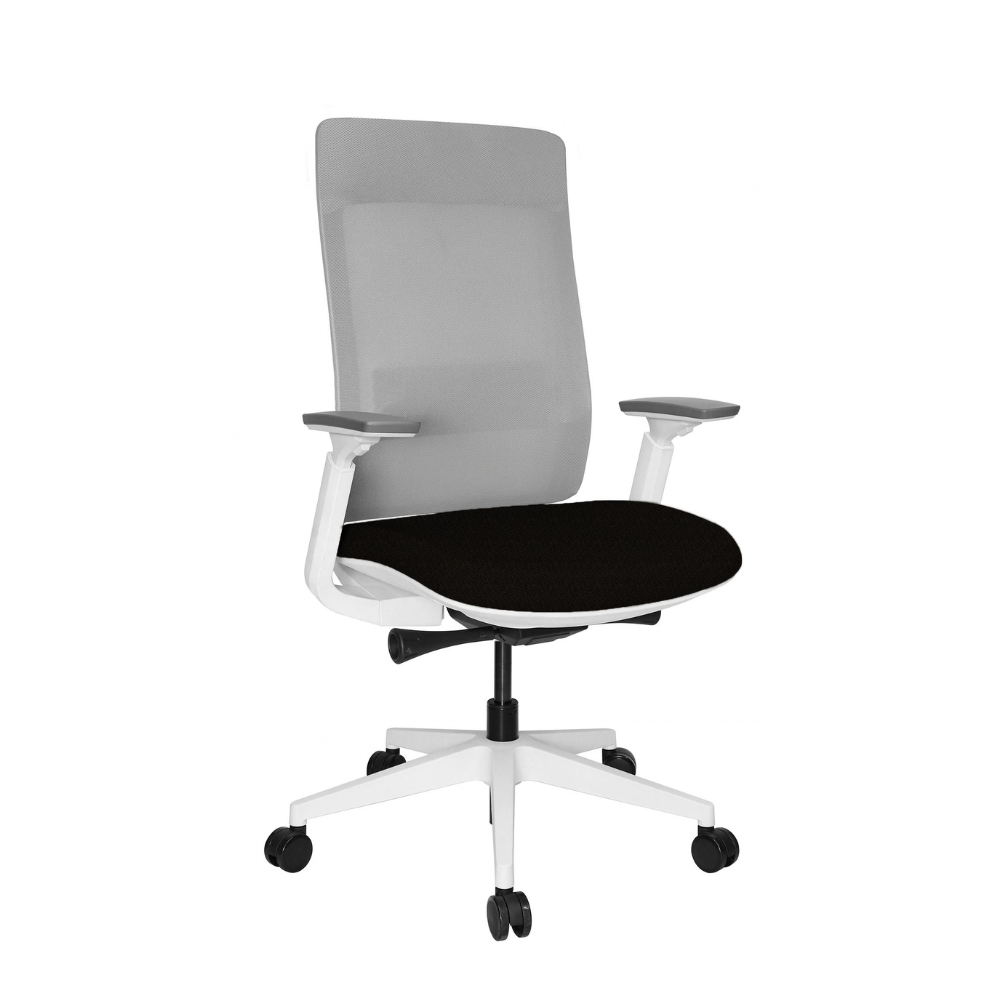 Silla Quo Ejecutiva Blanca tapizable en varios colores