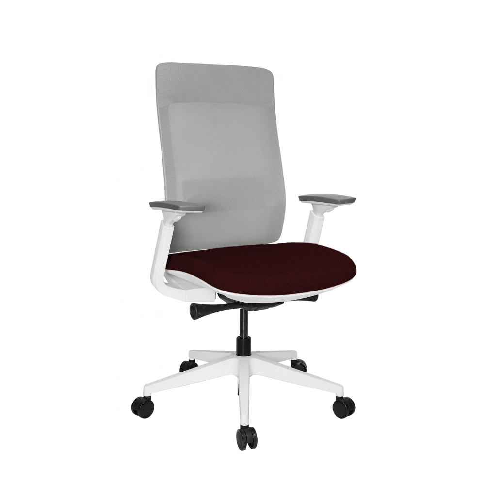 Silla Quo Ejecutiva Blanca tapizable en varios colores