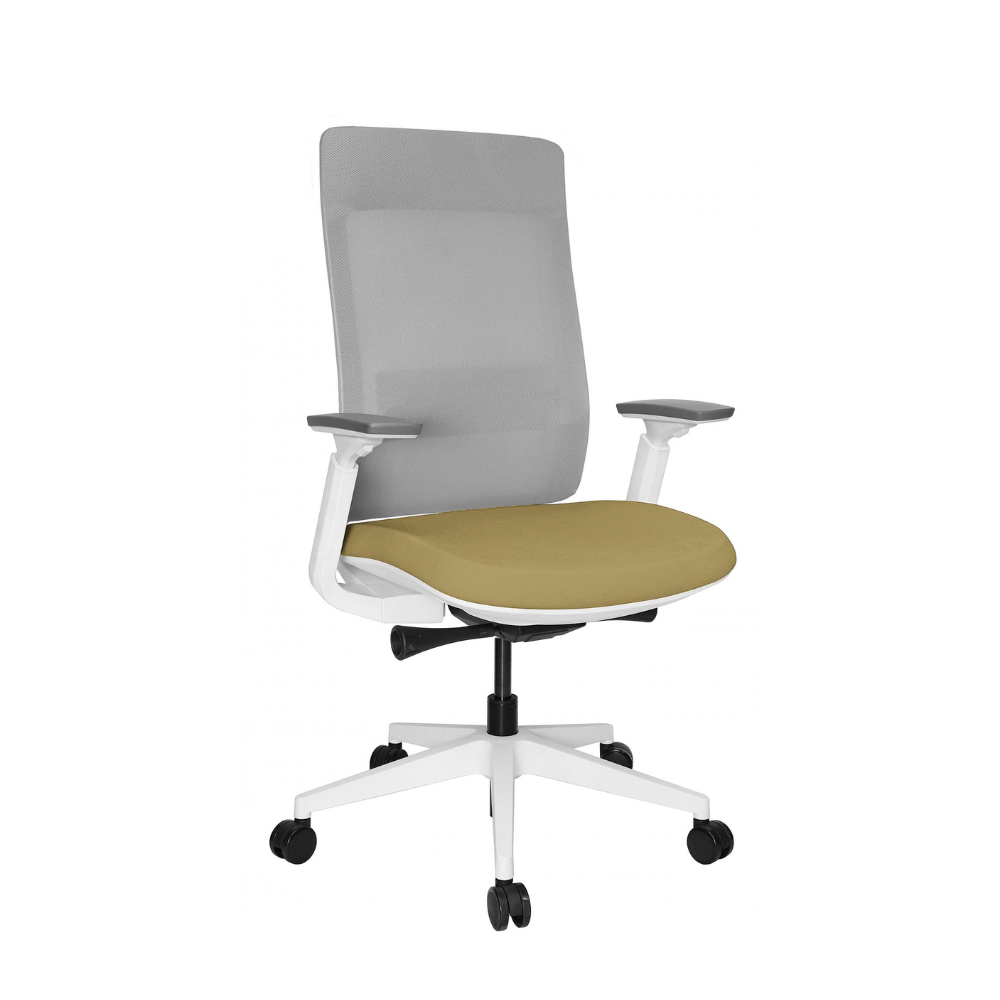 Silla Quo Ejecutiva Blanca tapizable en varios colores