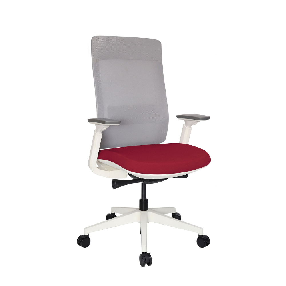 Silla Quo Ejecutiva Blanca tapizable en varios colores