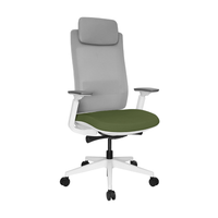 Silla Quo Ejecutiva Blanca Cabecera tapizable en varios colores
