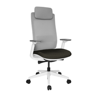 Silla Quo Ejecutiva Blanca Cabecera tapizable en varios colores