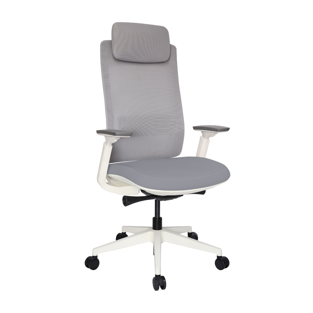 Silla Quo Ejecutiva Blanca Cabecera tapizable en varios colores