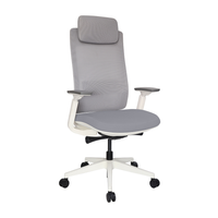 Silla Quo Ejecutiva Blanca Cabecera tapizable en varios colores