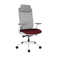 Silla Quo Ejecutiva Blanca Cabecera tapizable en varios colores
