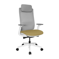 Silla Quo Ejecutiva Blanca Cabecera tapizable en varios colores