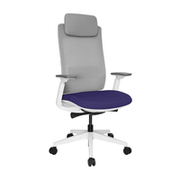 Silla Quo Ejecutiva Blanca Cabecera tapizable en varios colores